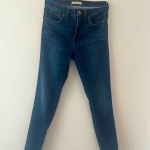 Madewell 9’’ high waisted skinny Jeans